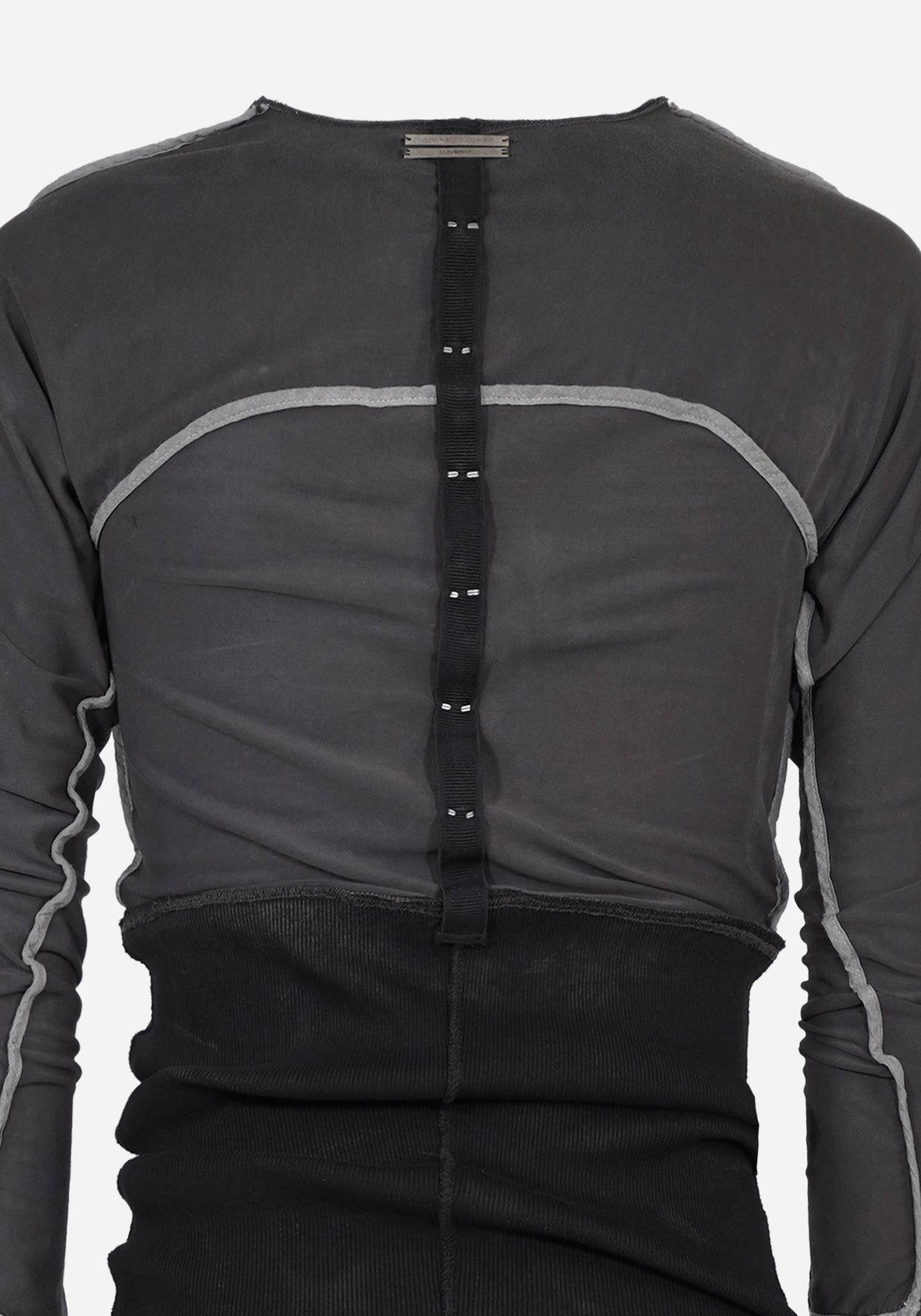 “SKINS” LAYERED CRACK-BONE FLAMEN FLACCID LONG SLEEVE