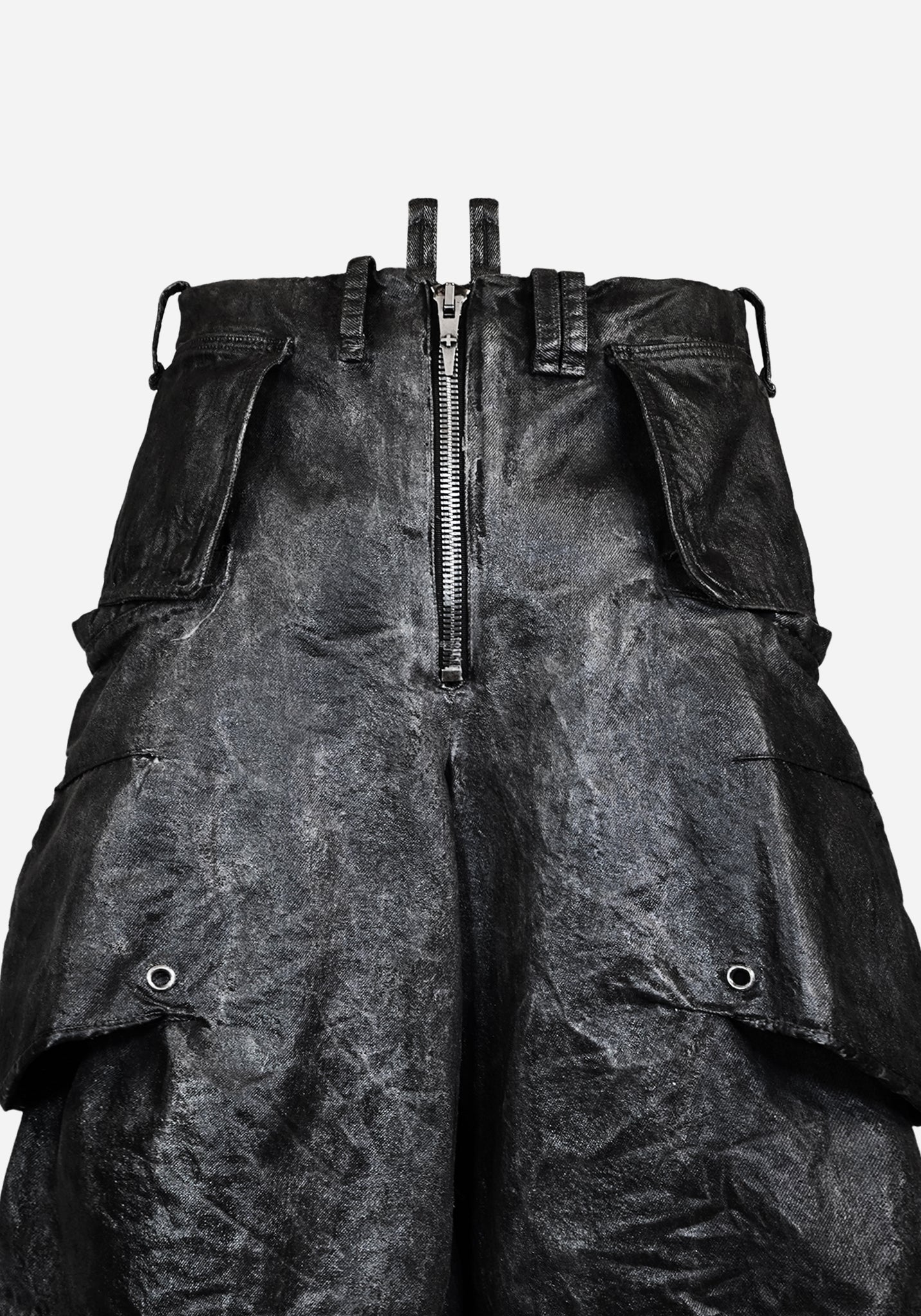 “GATSO” LAYERED MOTOCARGO SHORTS - EXTERMINA