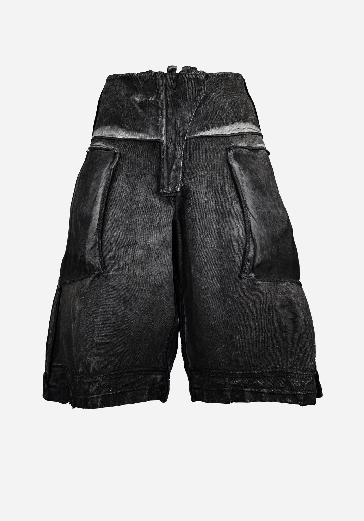 “GATSO” LAYERED MOTOCARGO SHORTS - EXTERMINA