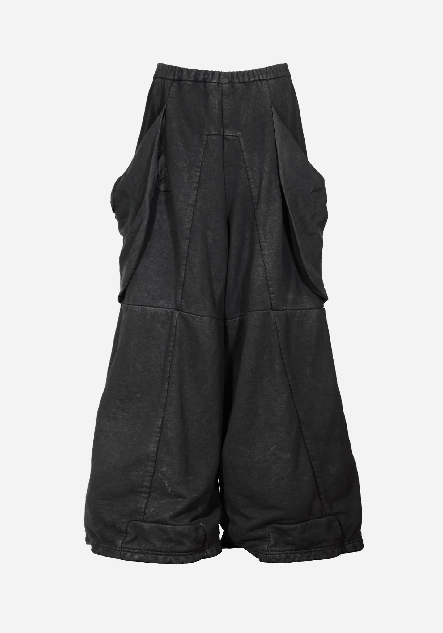 “POGLUCIDA” LAYERED DRAPED GOLUCIDA CARGO SWEATPANTS