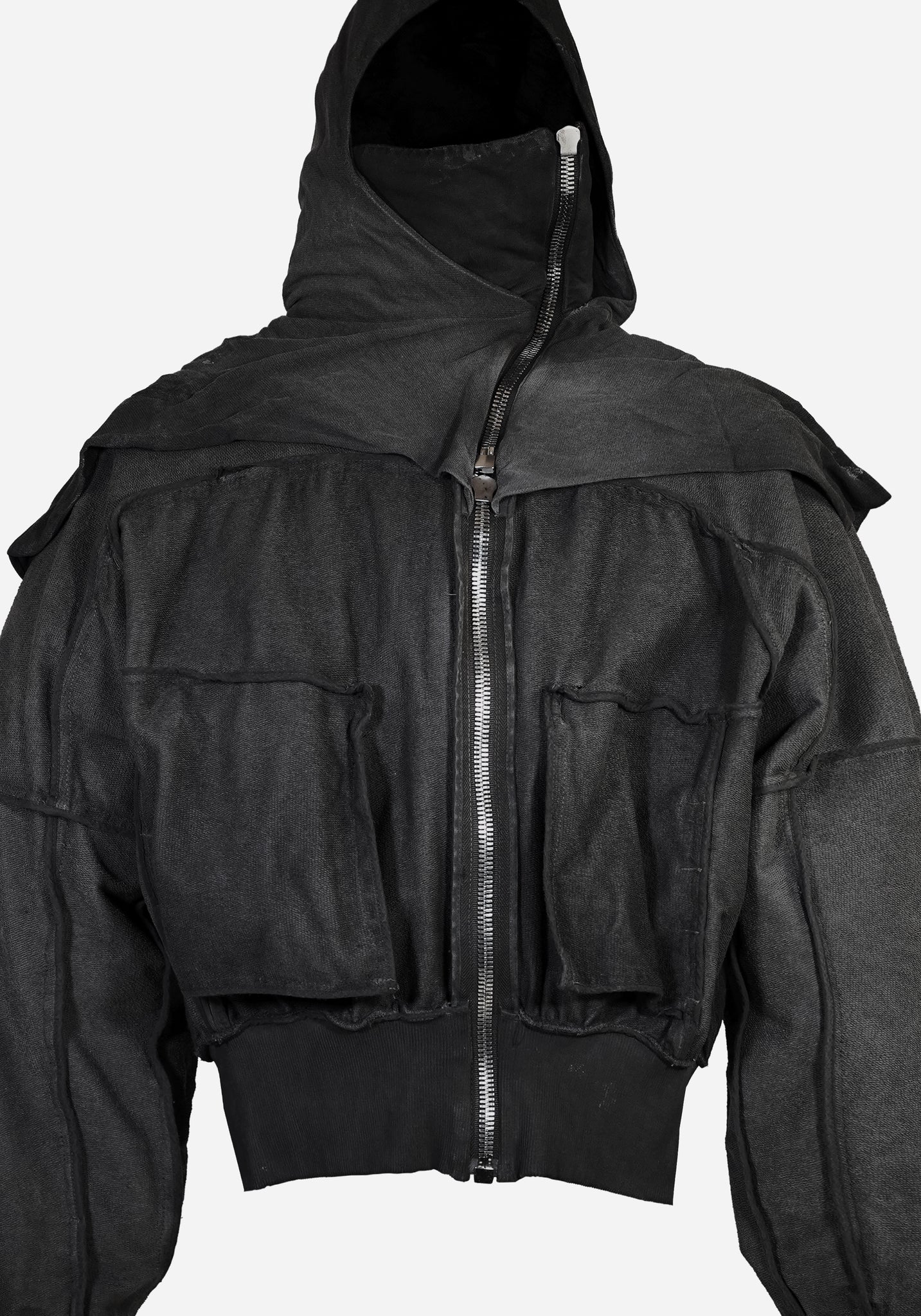 “GHASTER” LAYERED BACKZIP ATLAS JACKET