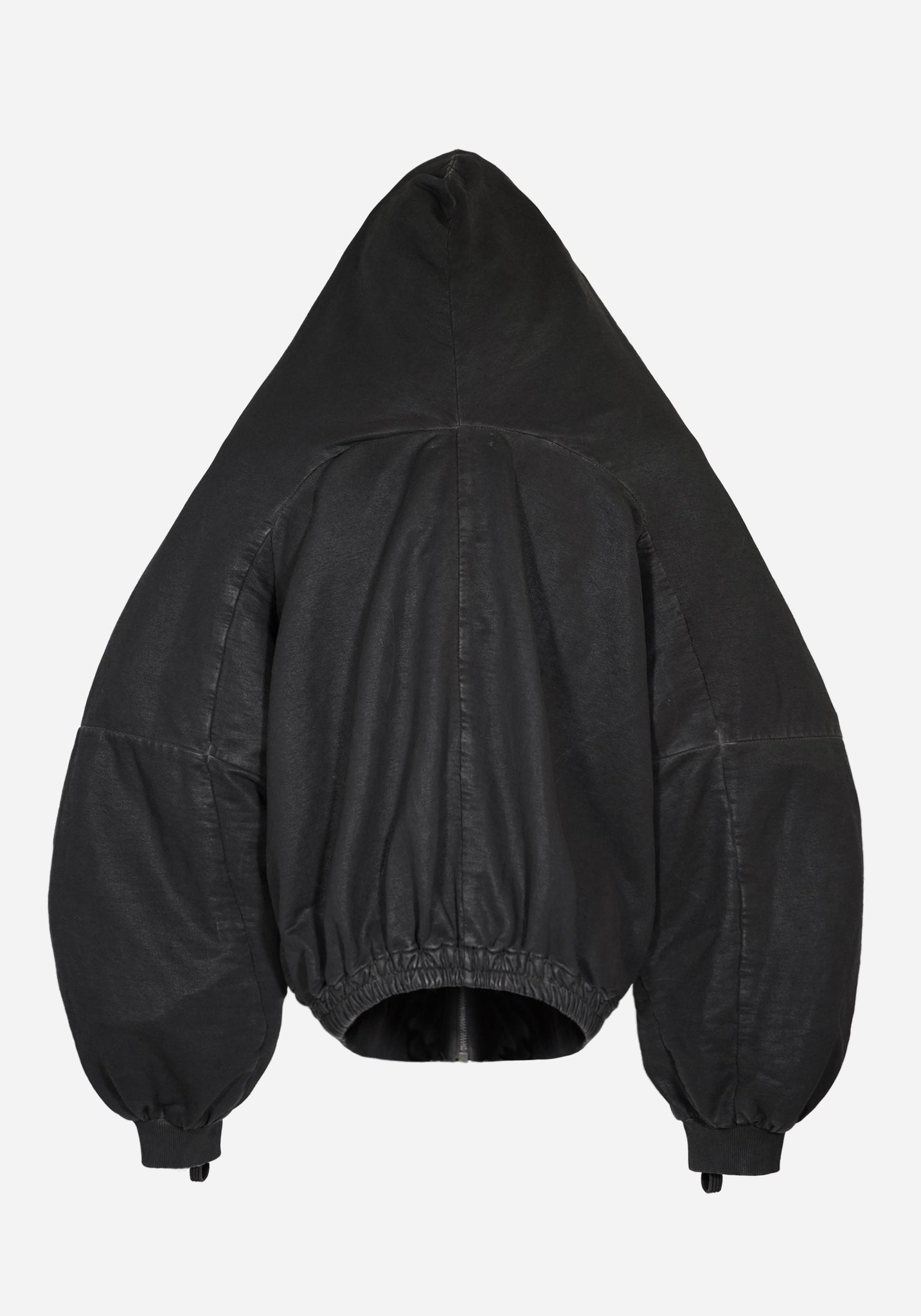 “MEGLATHON” LAYERED FLAMEN ZIPPER MAC HOODIE