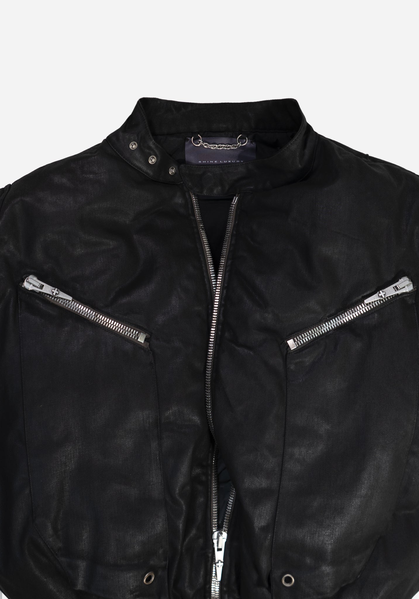 “METHADONE” LAYERED KILLER MOTO BOMBER JACKET