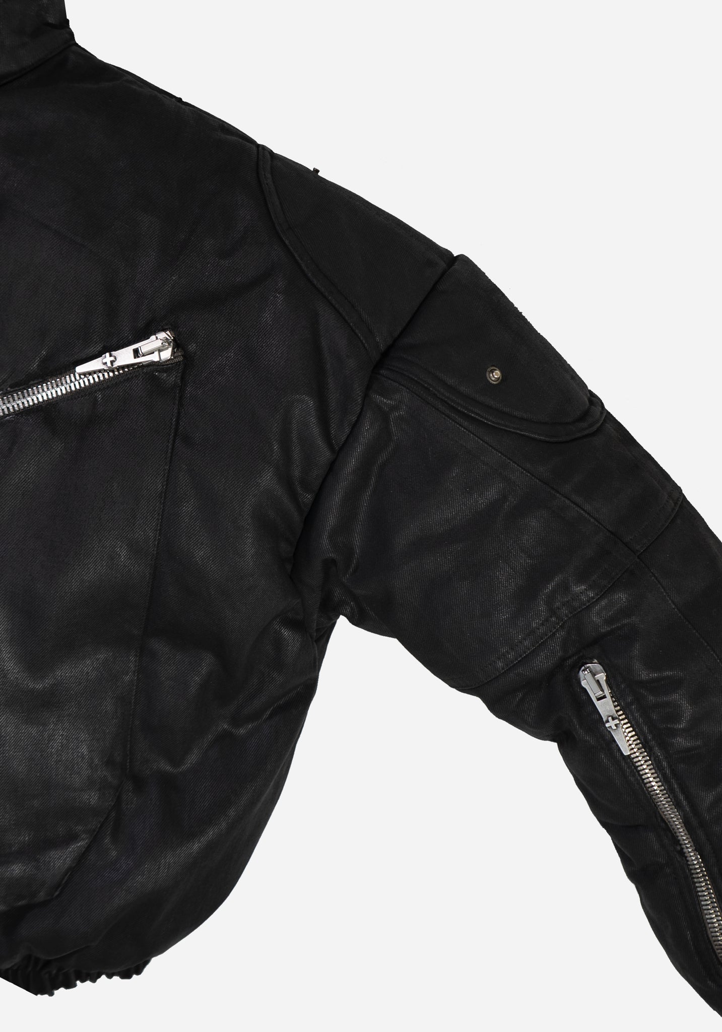 “METHADONE” LAYERED KILLER MOTO BOMBER JACKET