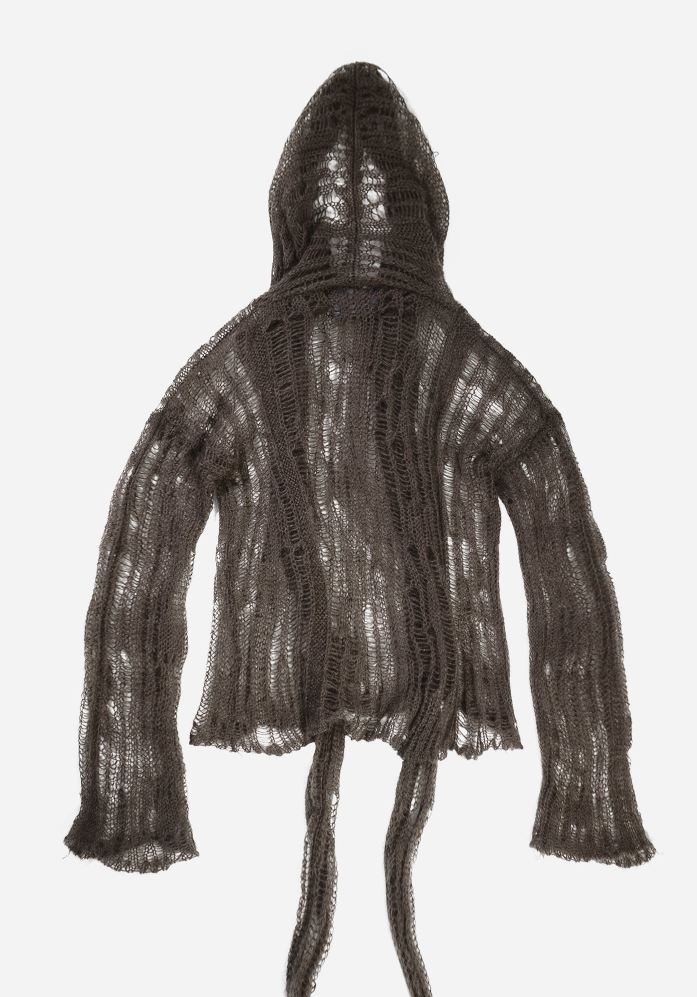 "SODOMA" DISTRESSED MUMMY MOHAIR SWEATER