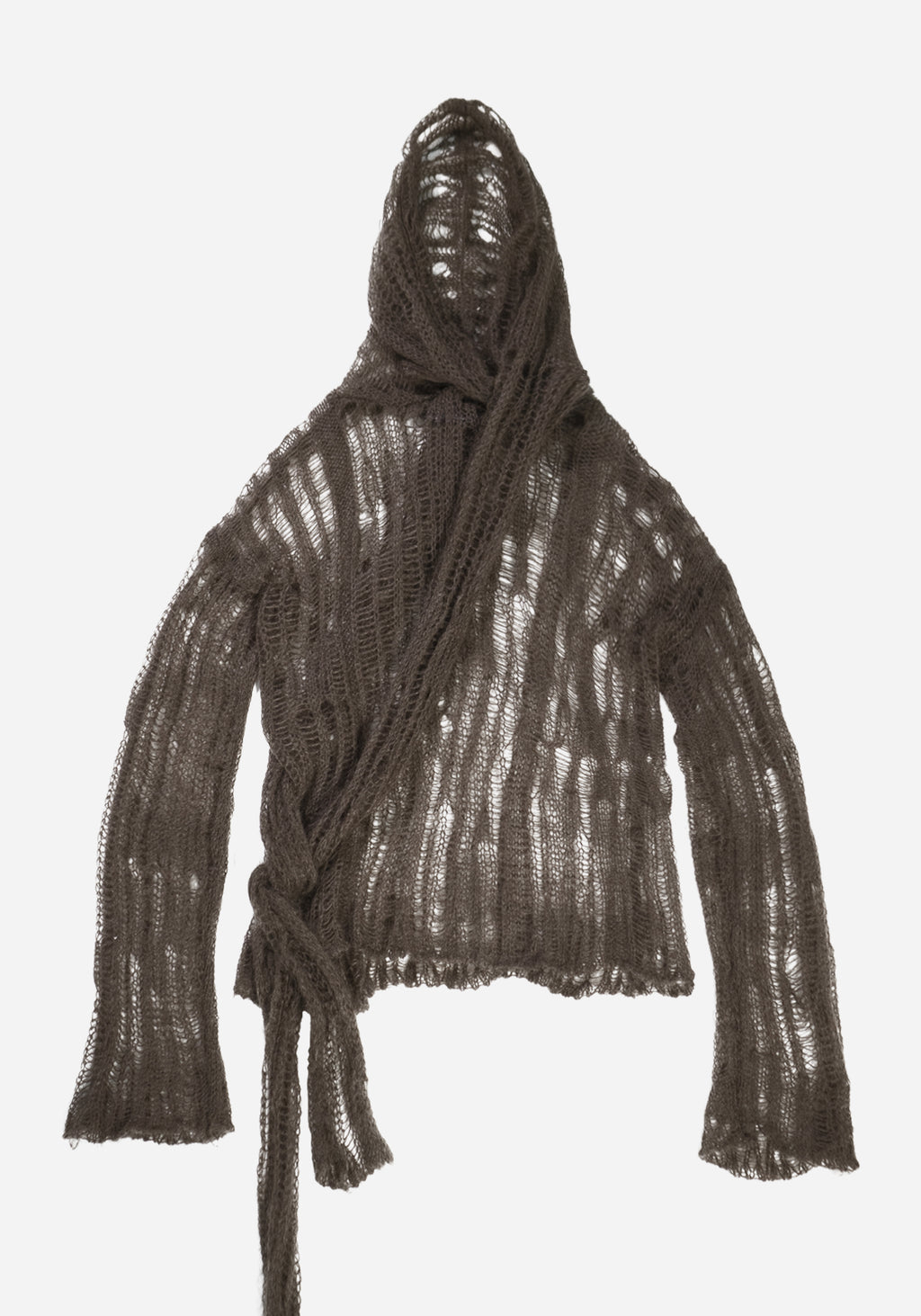 "SODOMA" DISTRESSED MUMMY MOHAIR SWEATER