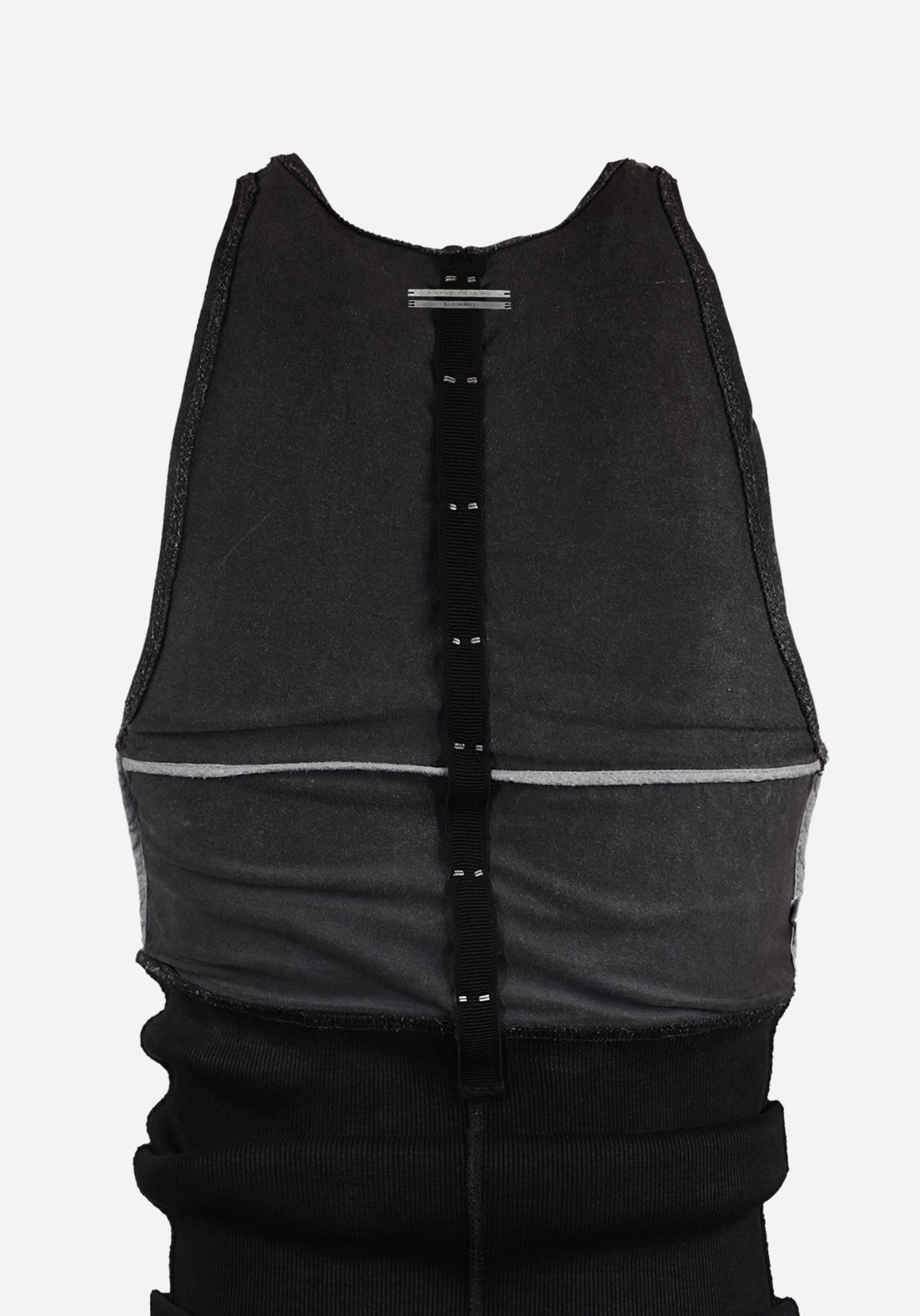 “SKINS” LAYERED CRACK-BONE FLACCID TANK TOP