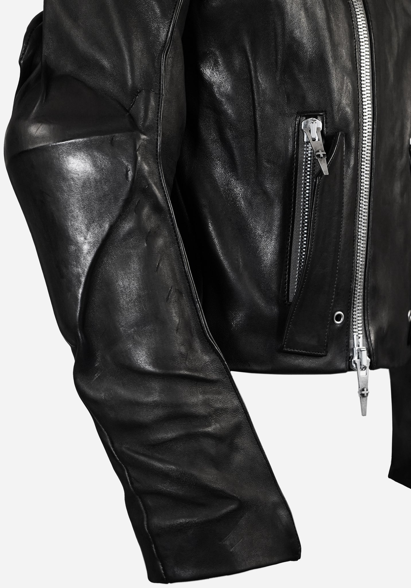 “INNHABITIST” SS LAYERED MORPHED TEMPLAR PROSTHETICA BIKER JACKET