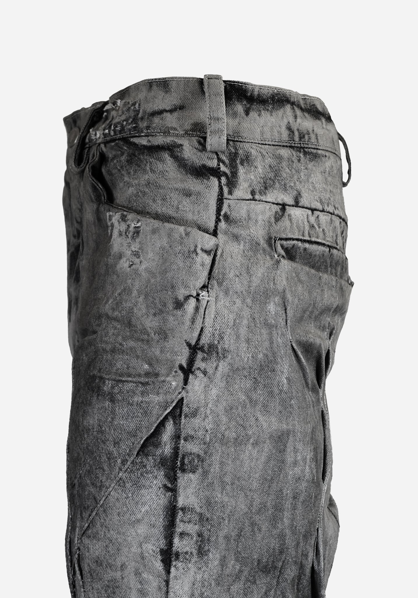 “KNOTTERSTAR” INSERTED KNOT HYDRAULIC PRESSED FLARED DENIM